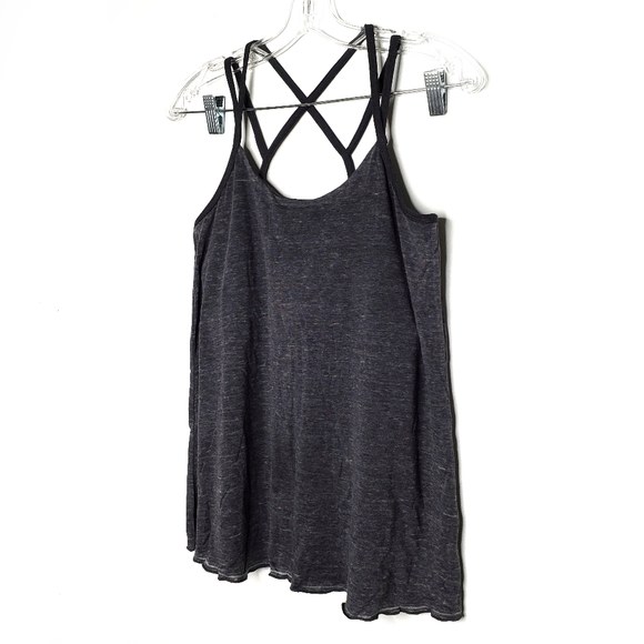CHASER Gray Multi CrossBack Tank Top - Picture 9 of 12